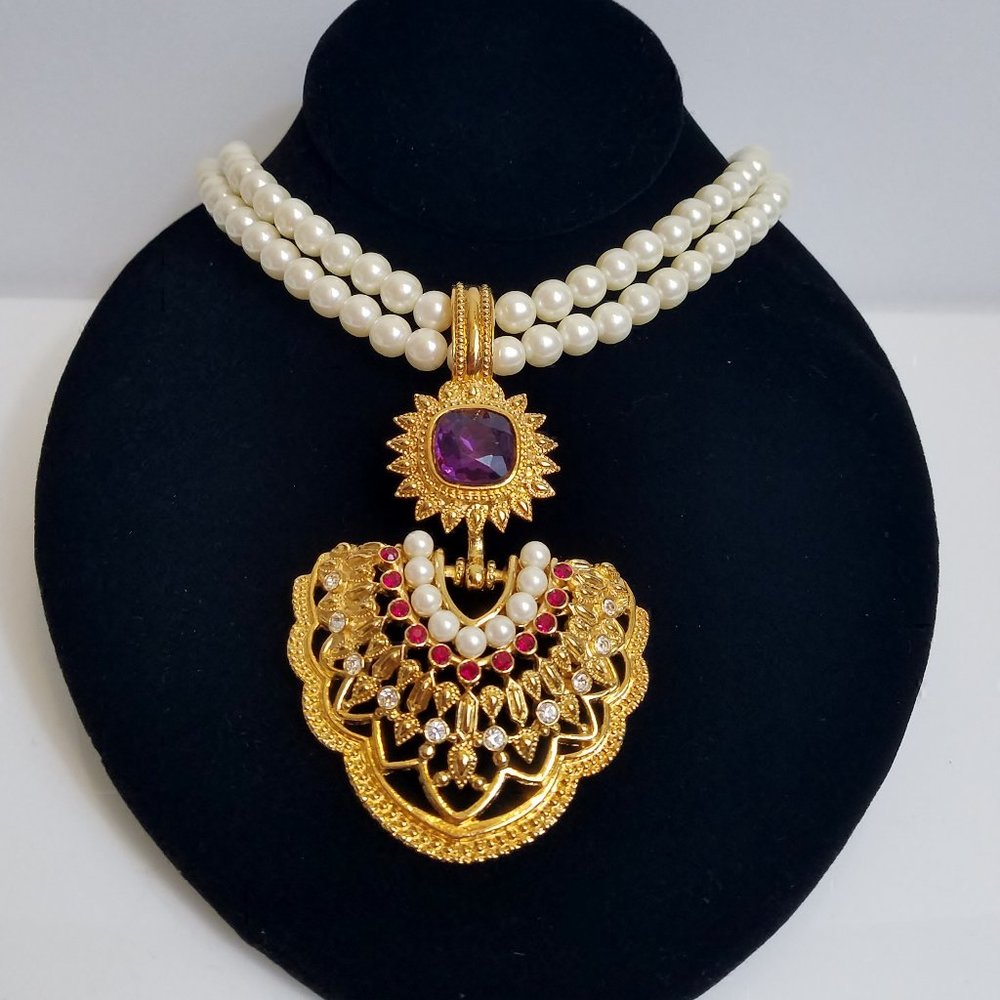 ELIZABETH TAYLOR Avon J Haveri Imperial Necklace